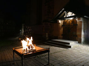 Lumen Christi - Auferstehungsmesse in St. Crescentius (Foto: Karl-Franz Thiede)